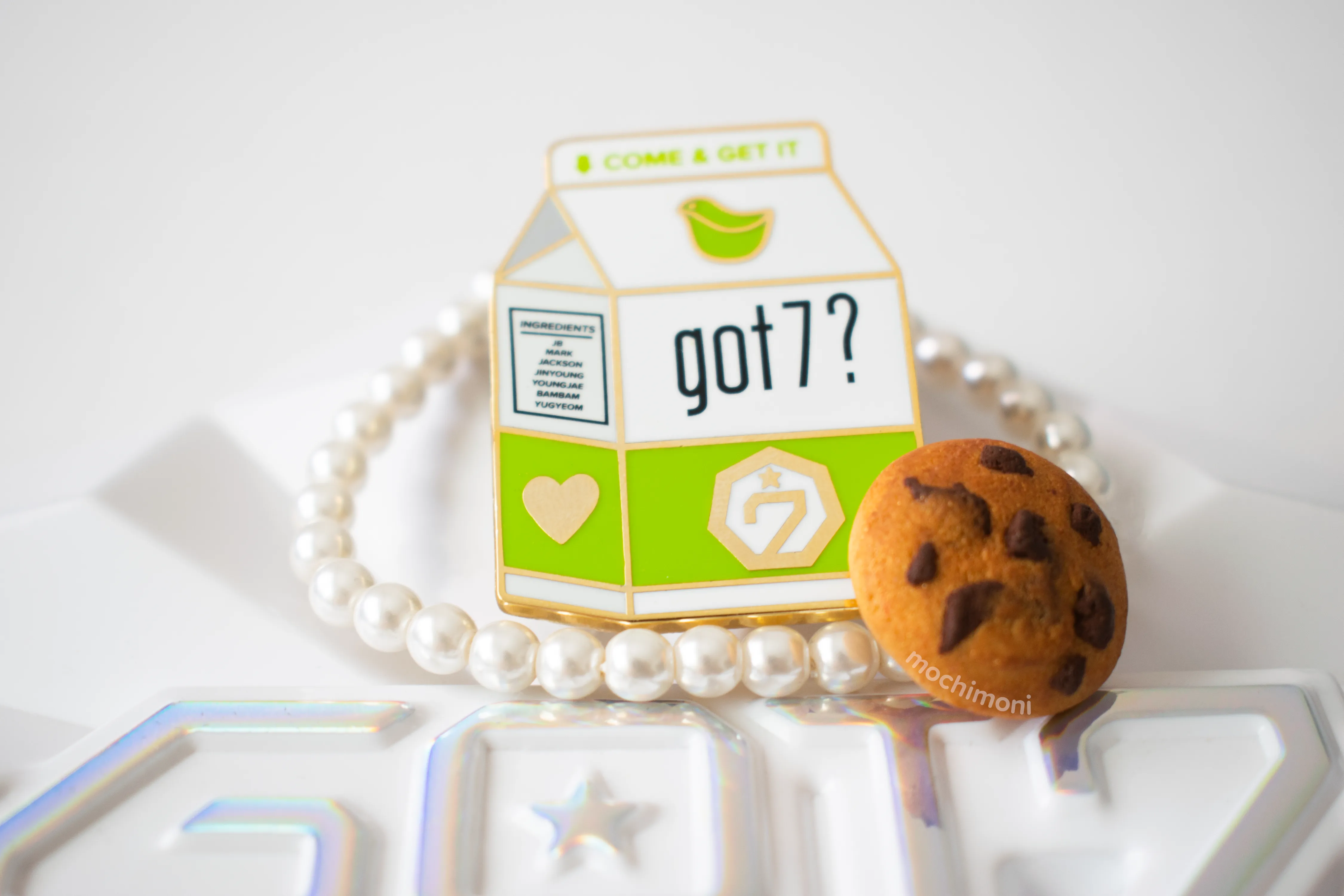 GOT7 Milk Hard Enamel Pin